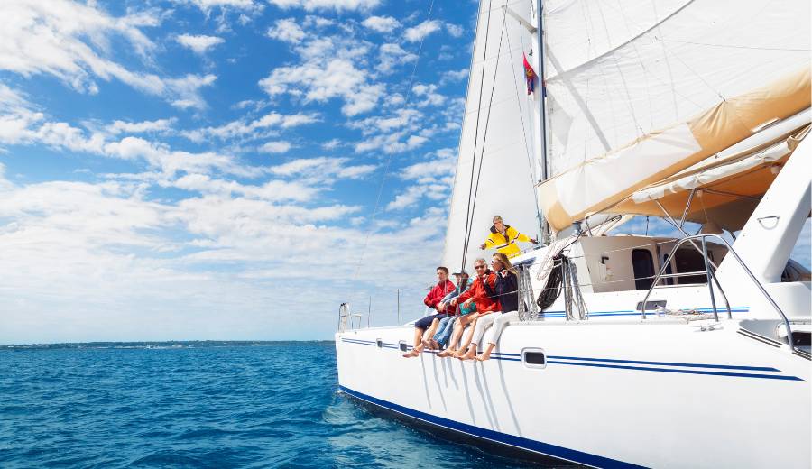 Urlaub auf einer Yacht mit Crew